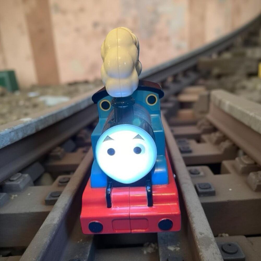 2009 Turbo Flip Thomas the Train Tricks Lights Talking Mattel Train Toy Limited